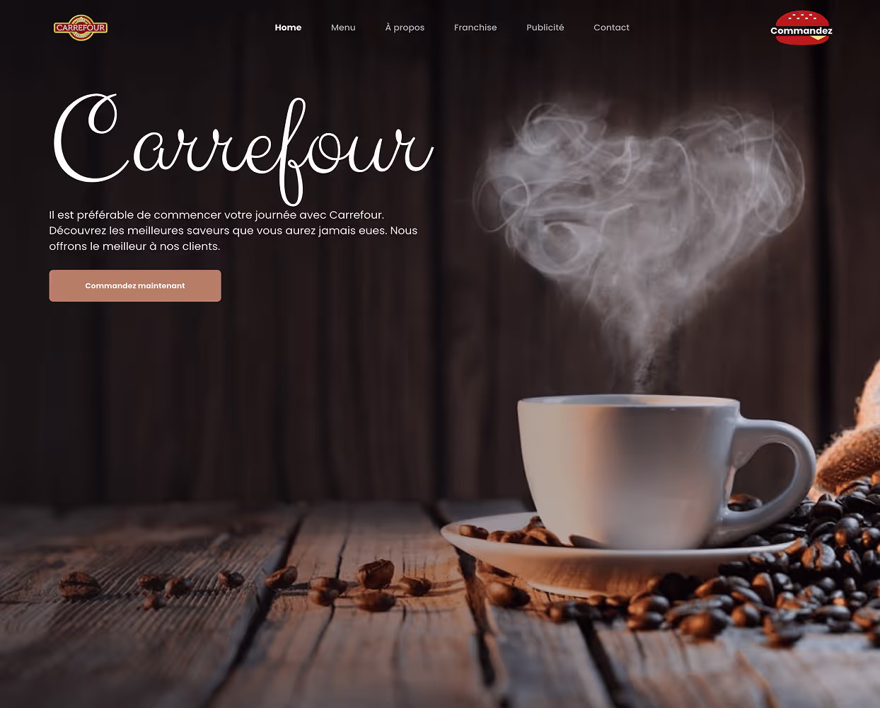 A coffee cup with steam rising out of it.